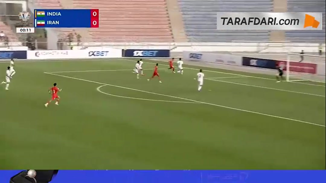 خلاصه بازی هند 0-3 ایران (تورنمنت کافا ۲۰۲۵)