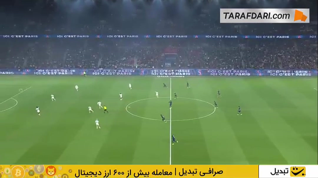 خلاصه بازی پاری سن ژرمن ۳-۳ استراسبورگ (لیگ یک فرانسه - 26-2025)
