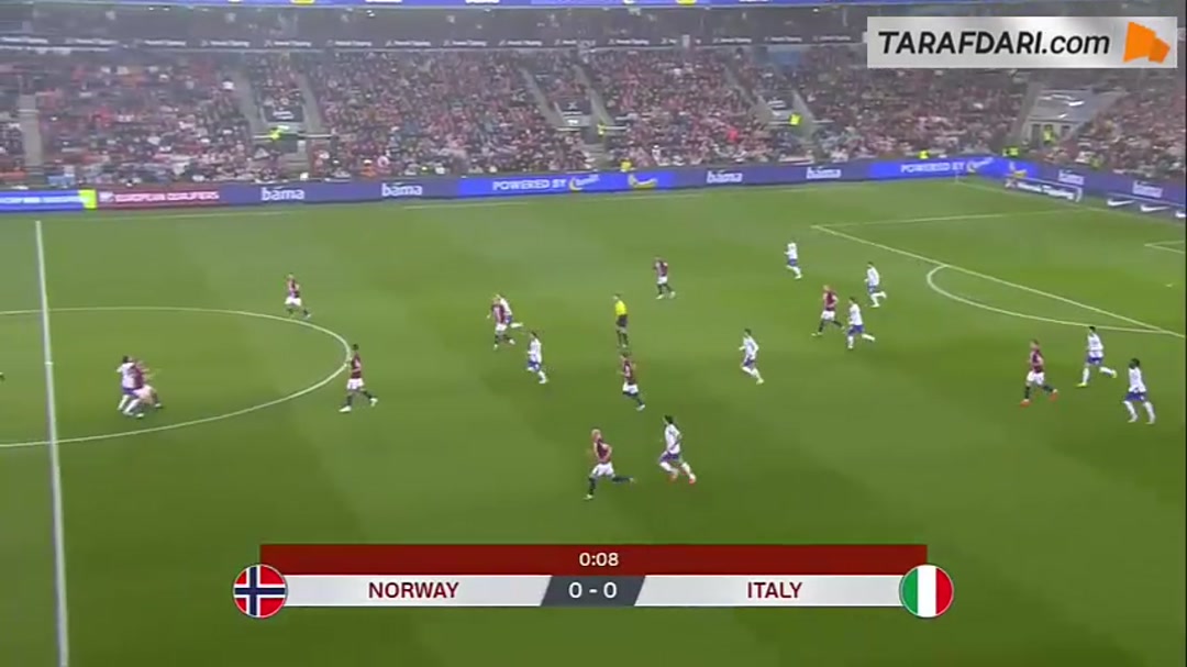 خلاصه بازی نروژ 3-0 ایتالیا (مقدماتی جام جهانی 2026)