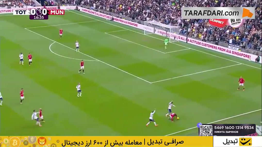 خلاصه بازی تاتنهام 2-2 منچستریونایتد (لیگ برتر انگلیس - 26-2025)
