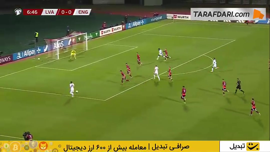 خلاصه بازی لتونی ۰-۵ انگلیس (مقدماتی جام جهانی 2026)