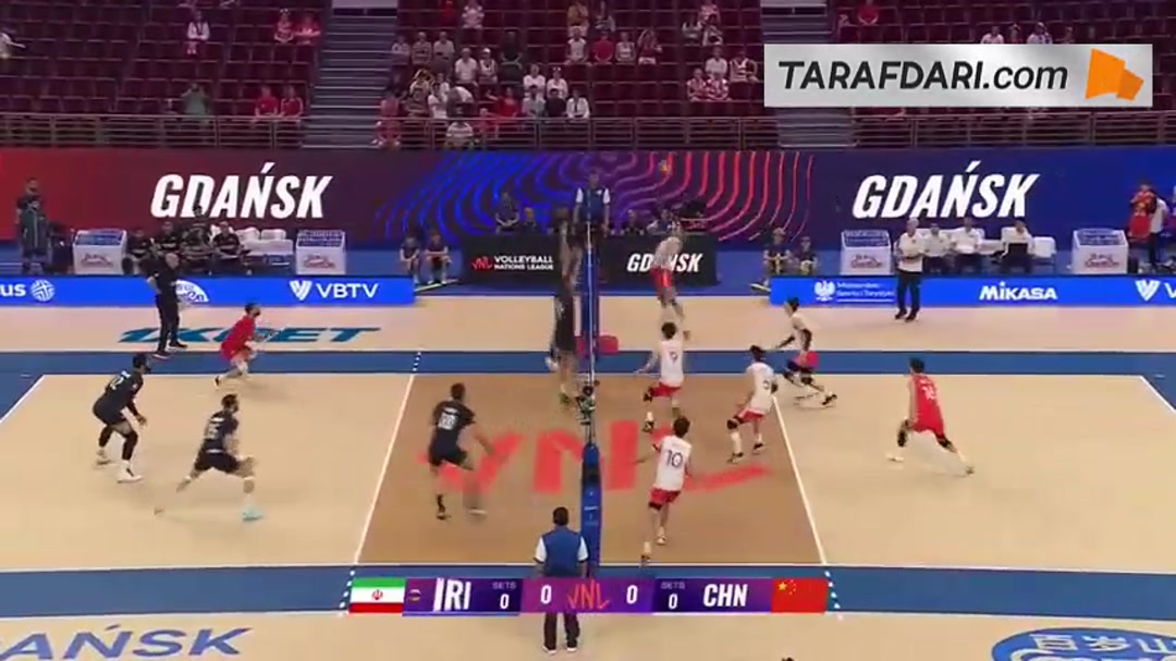 خلاصه بازی چین 0-3 ایران (لیگ ملت‌های والیبال ۲۰۲۵)